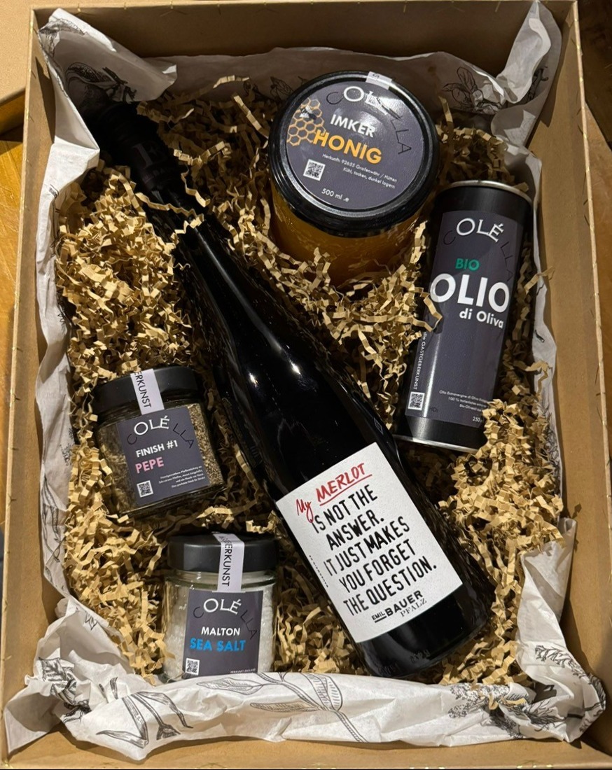 OLÉ Geschenkbox Emil Bauer Merlot